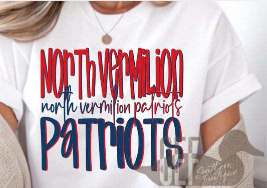 North Vermilion Patriots Tee